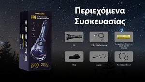NITECORE Φακός P40 Precise